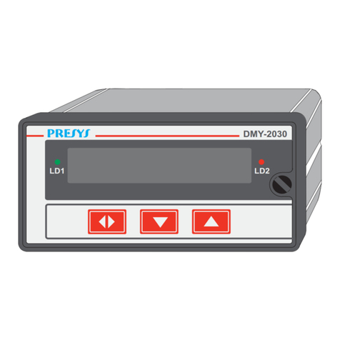 Presys DMY-2030 Light User manual