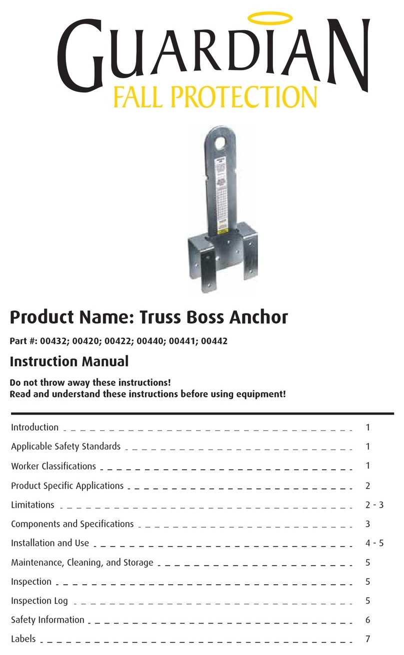 Guardian Fall Protection 00432 User manual