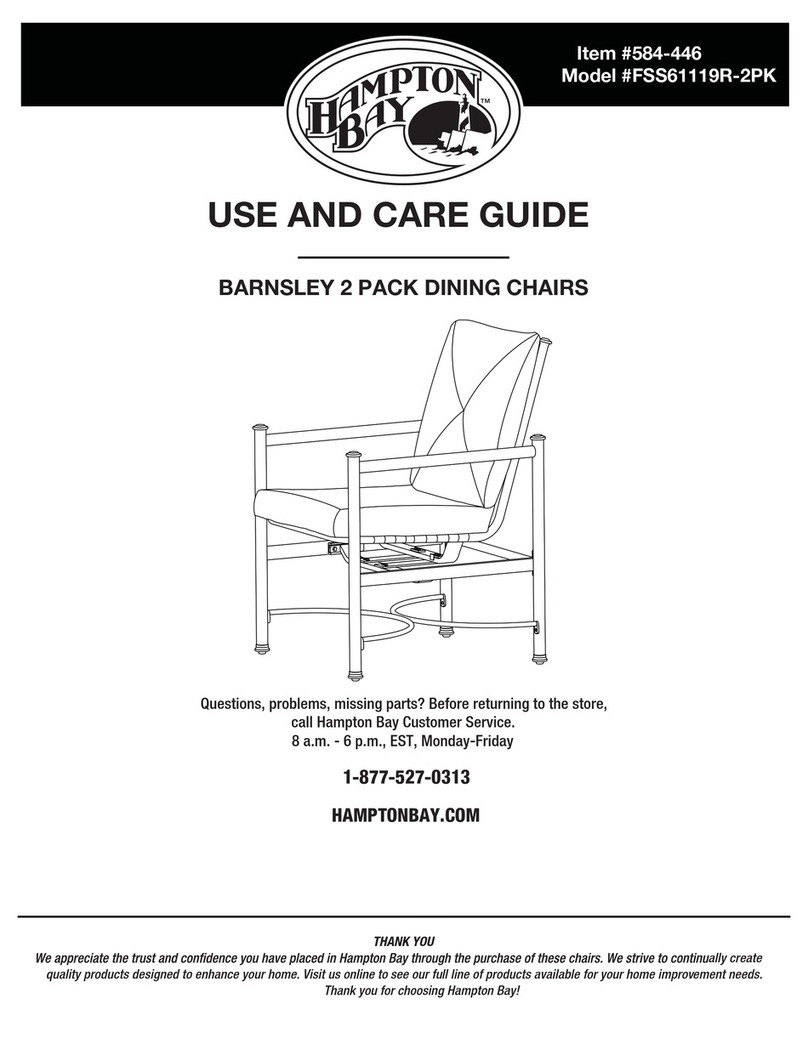 HAMPTON BAY BARNSLEY FSS61119R-2PK User manual HAMPTON BAY BARNSLEY FSS61119R-2PK User manual
