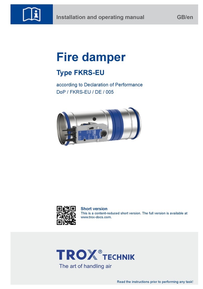 Trox Technik FKRS-EU User manual Trox Technik FKRS-EU User manual