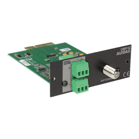 AUDAC SourceCon DMP42 User manual