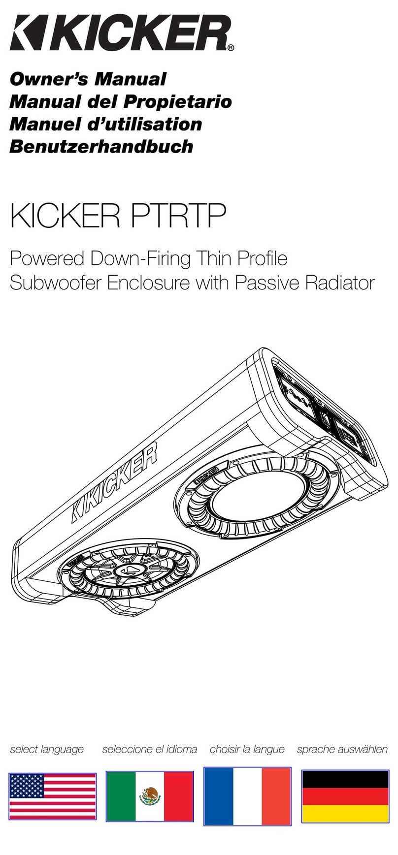 Kicker PTRTP User manual