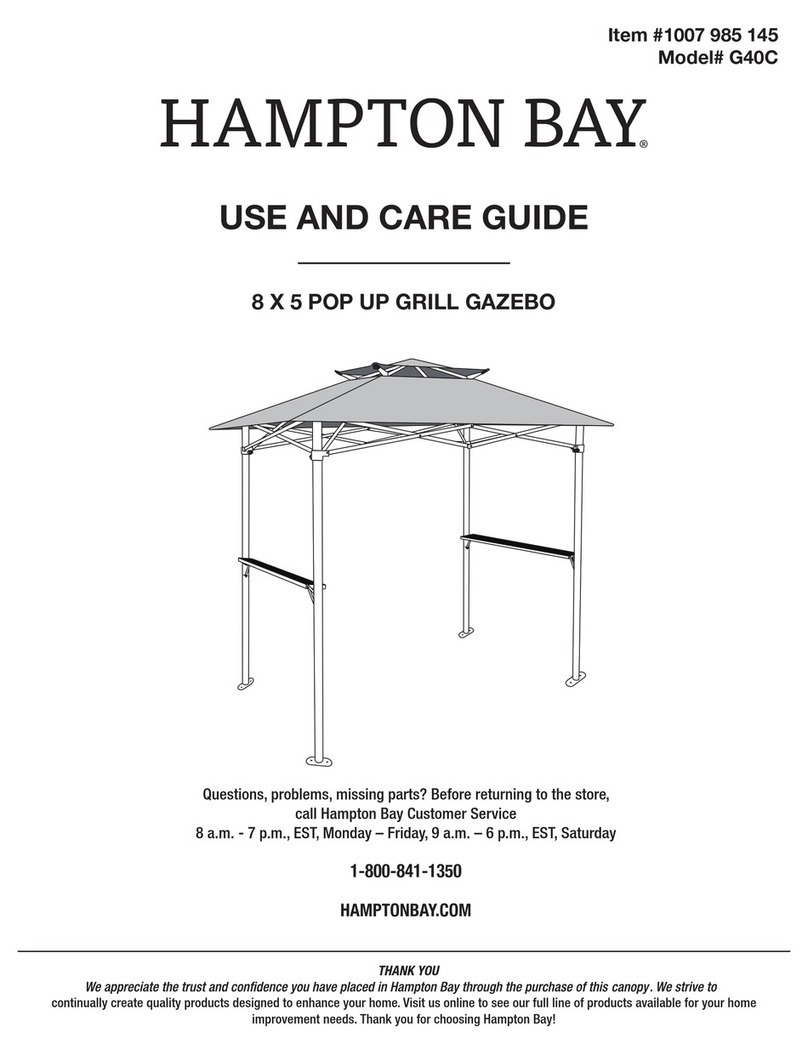 HAMPTON BAY G40C Use and care guide