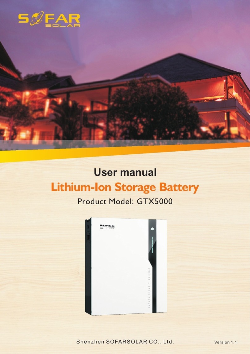 Sofar solar AMASSTORE GTX5000 user manual