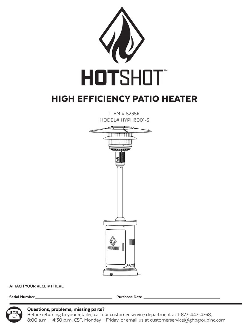 Hot Shot HYPH6001-3 User manual