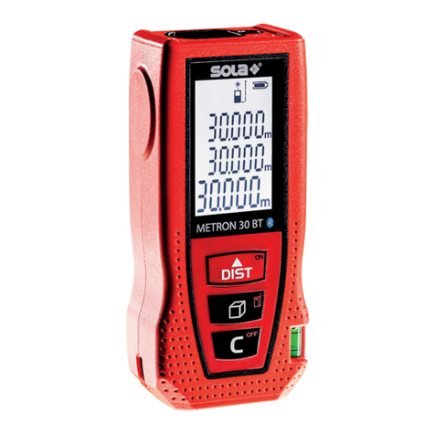 Sola METRON 30 BT User manual Sola METRON 30 BT User manual