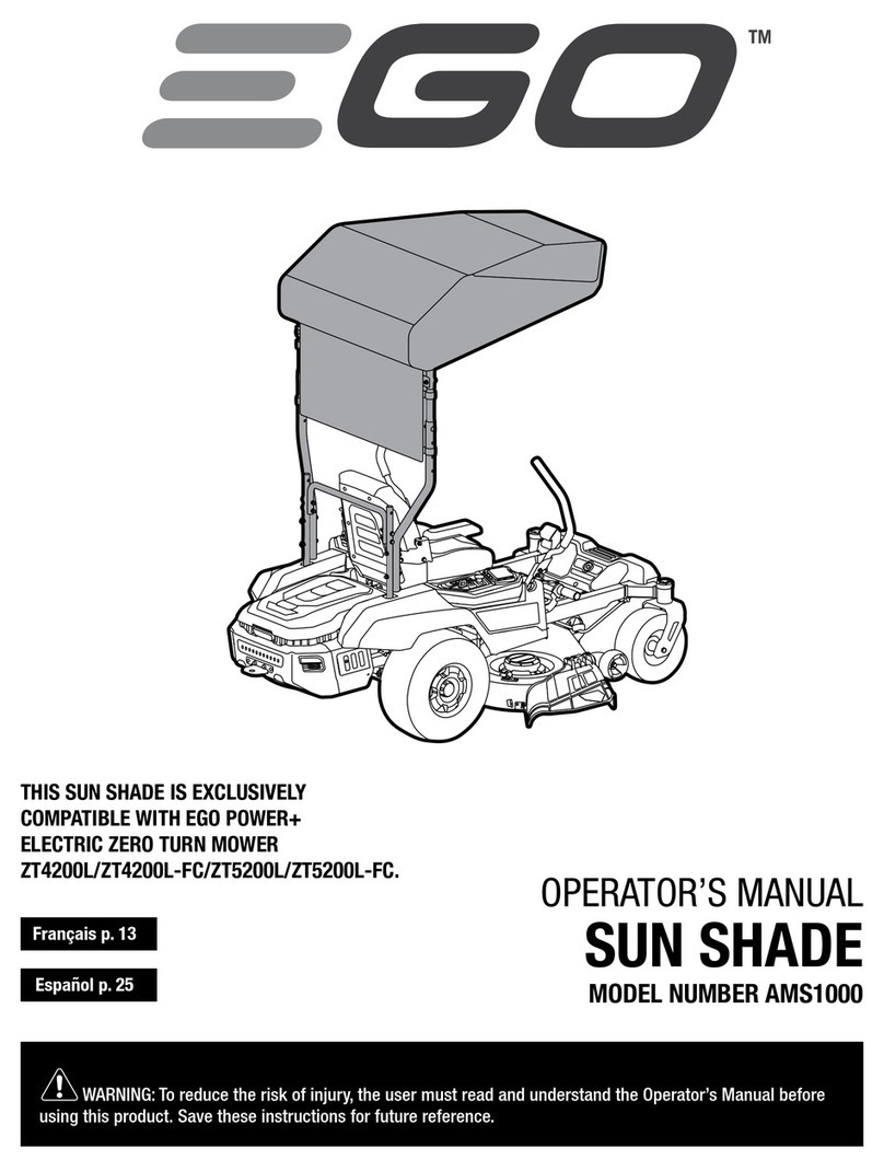 EGO AMS1000 Operator's manual
