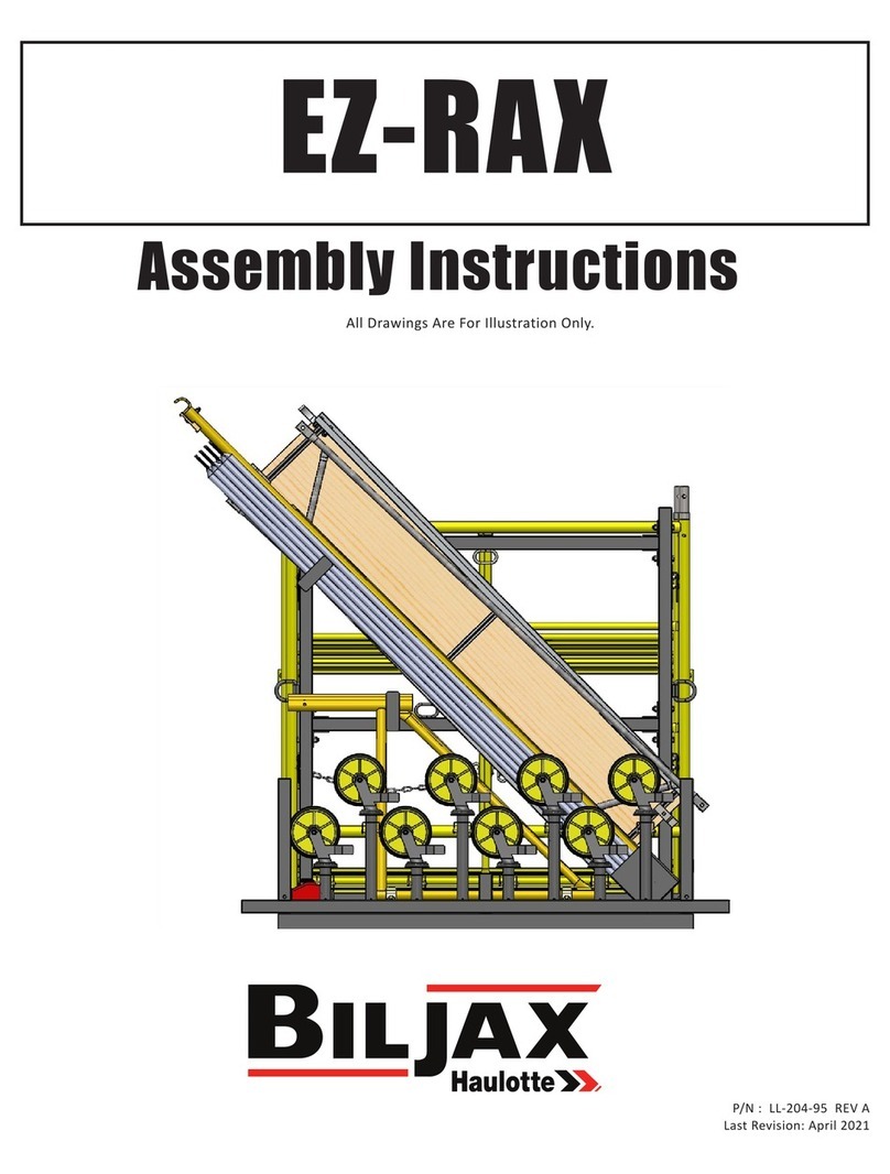 BilJax EZ-RAX Assembly instructions