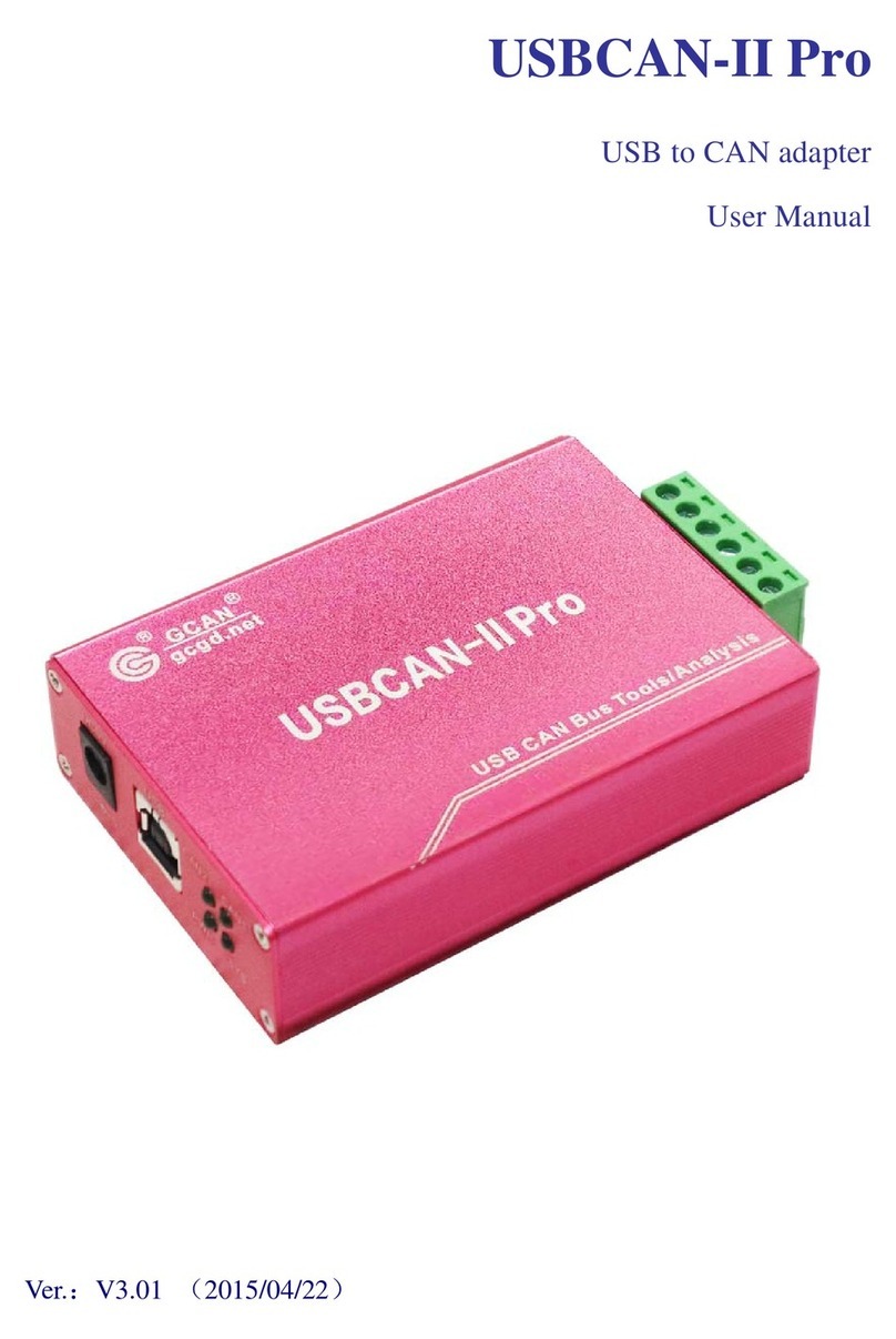 GCAN USBCAN-II Pro user manual
