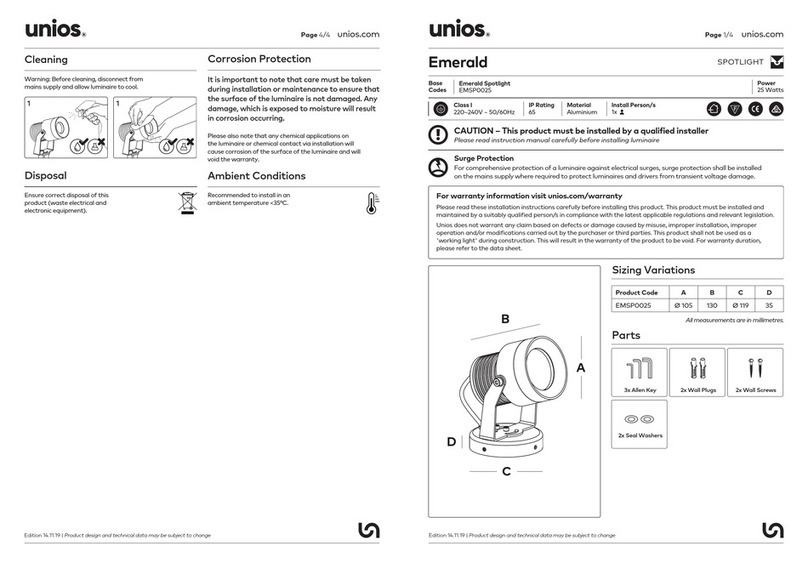 unios Emerald User manual