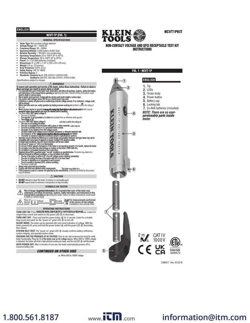 Klein Tools NCVT1PKIT instructions