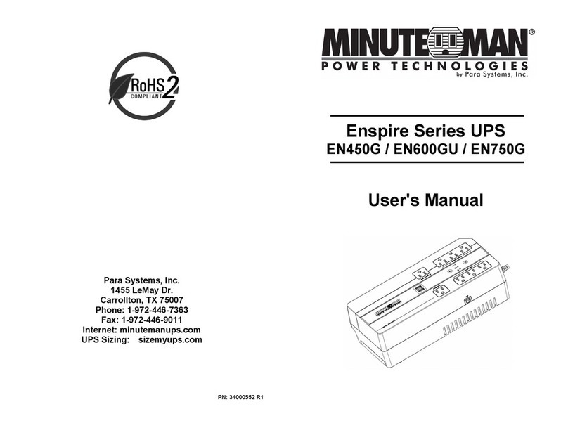 Para systems Minuteman Enspire Series User manual