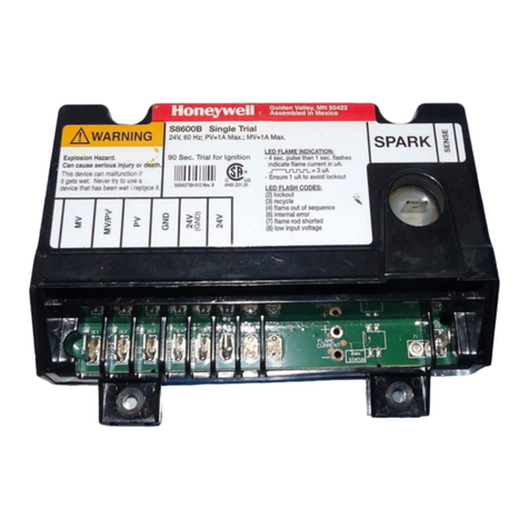 Honeywell S8600B User manual