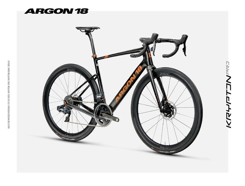 ARGON18 KRYPTON PRO User manual ARGON18 KRYPTON PRO User manual
