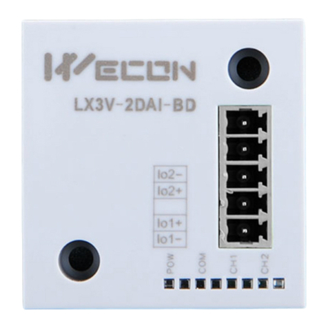 Wecon LX3V-2DAI-BD User manual Wecon LX3V-2DAI-BD User manual