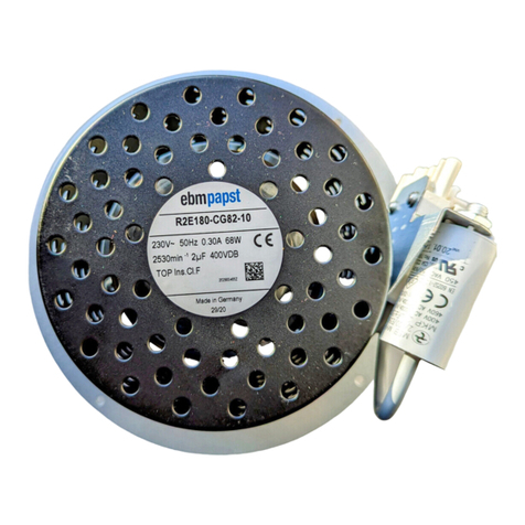 Ebmpapst R2E180-CG82-10 User manual
