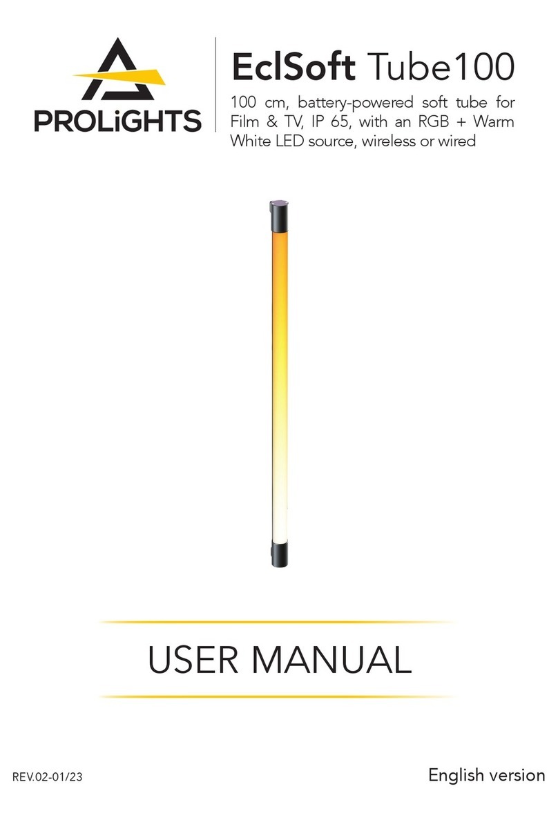 ProLights EclSoft Tube100 user manual