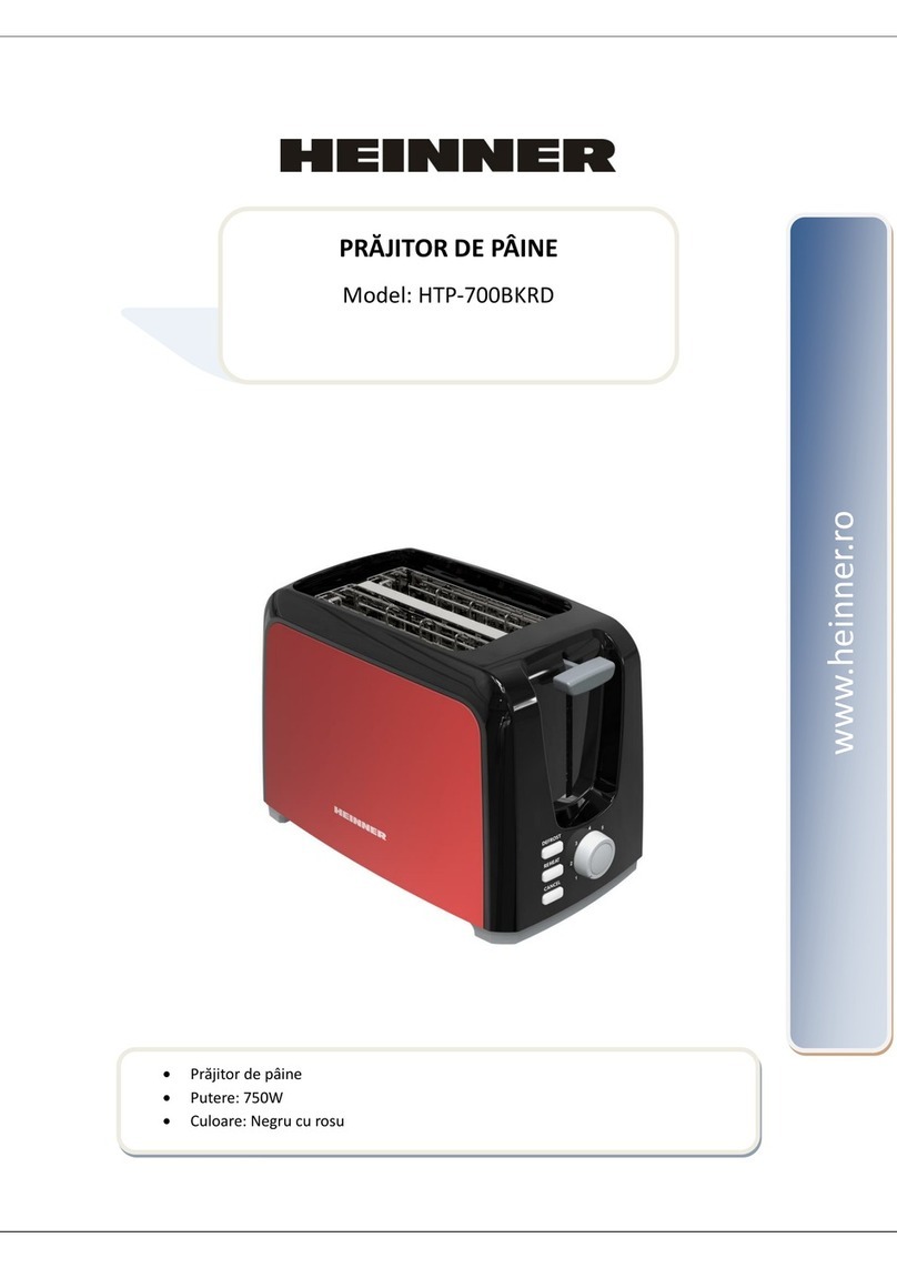 Heinner HTP-700BKRD manual