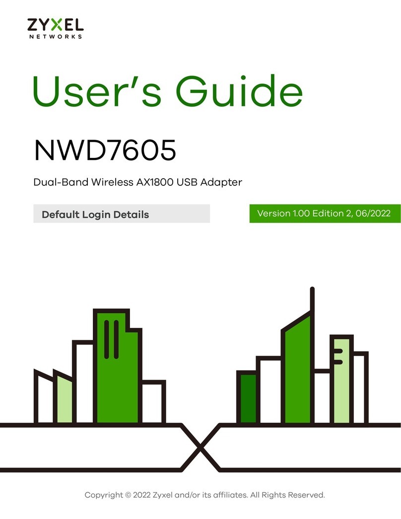 ZyXEL Communications NWD6602 user guide