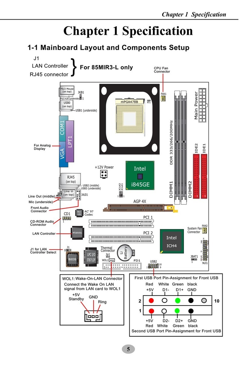 SOLTEK SL-85MIR3 User manual