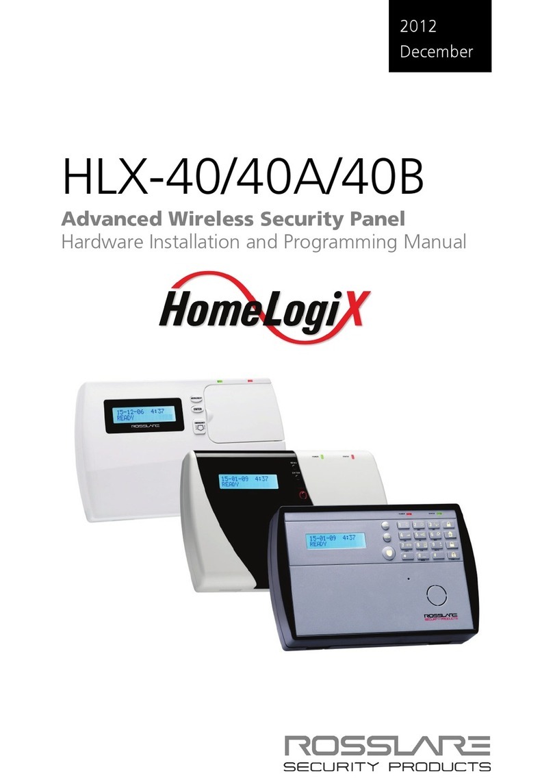 Rosslare HLX-40 Installation and programming manual