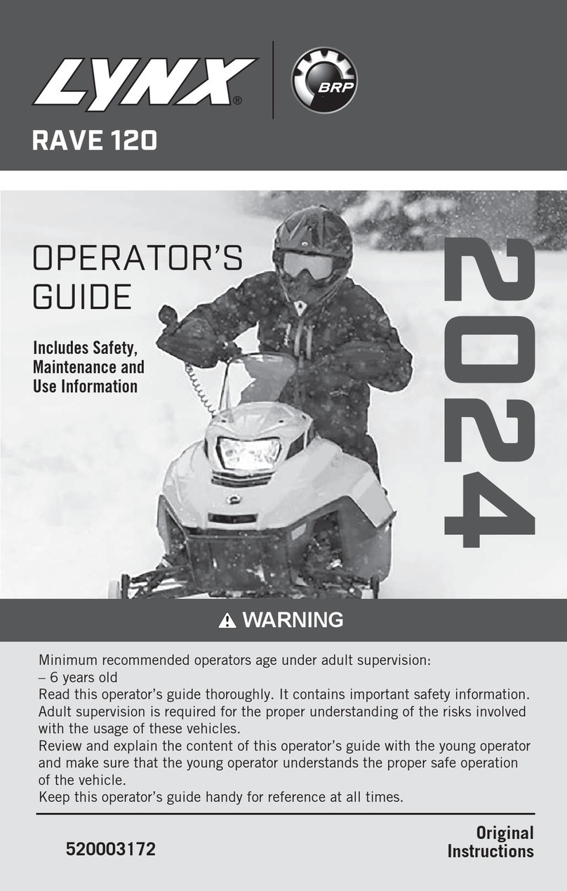 BRP Lynx RAVE 120 2024 Operator's guide