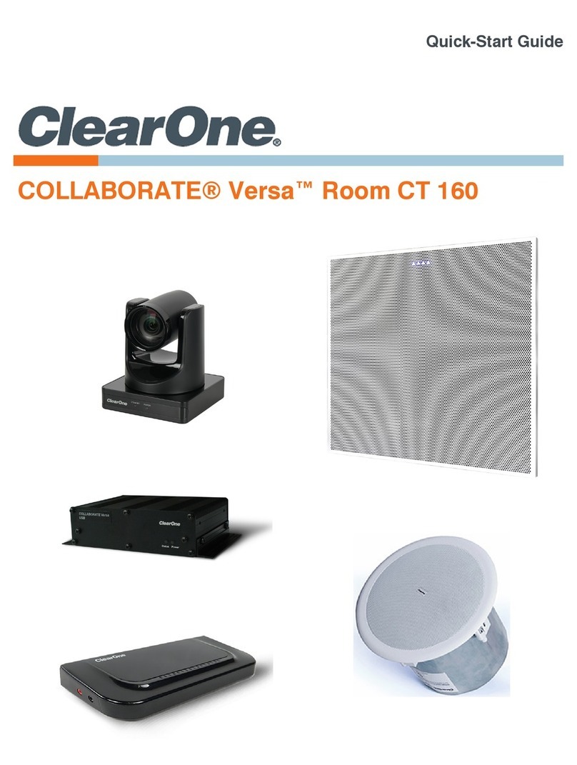 Clear One BMA CTH quick start guide Clear One BMA CTH quick start guide