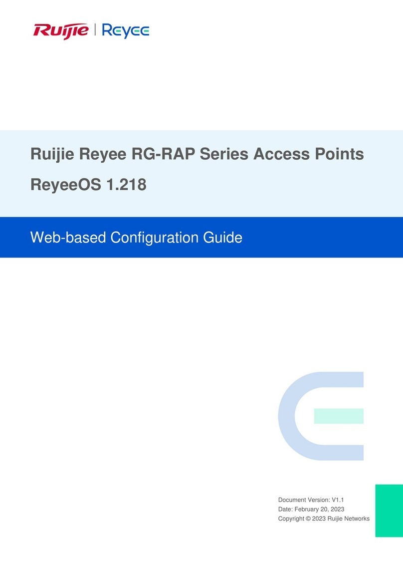 Ruijie Reyee RG-RAP Series User manual Ruijie Reyee RG-RAP Series User manual