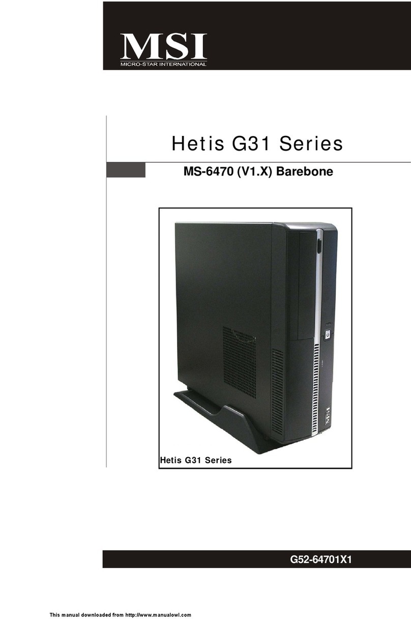 MSI Hetis G31 Series User manual