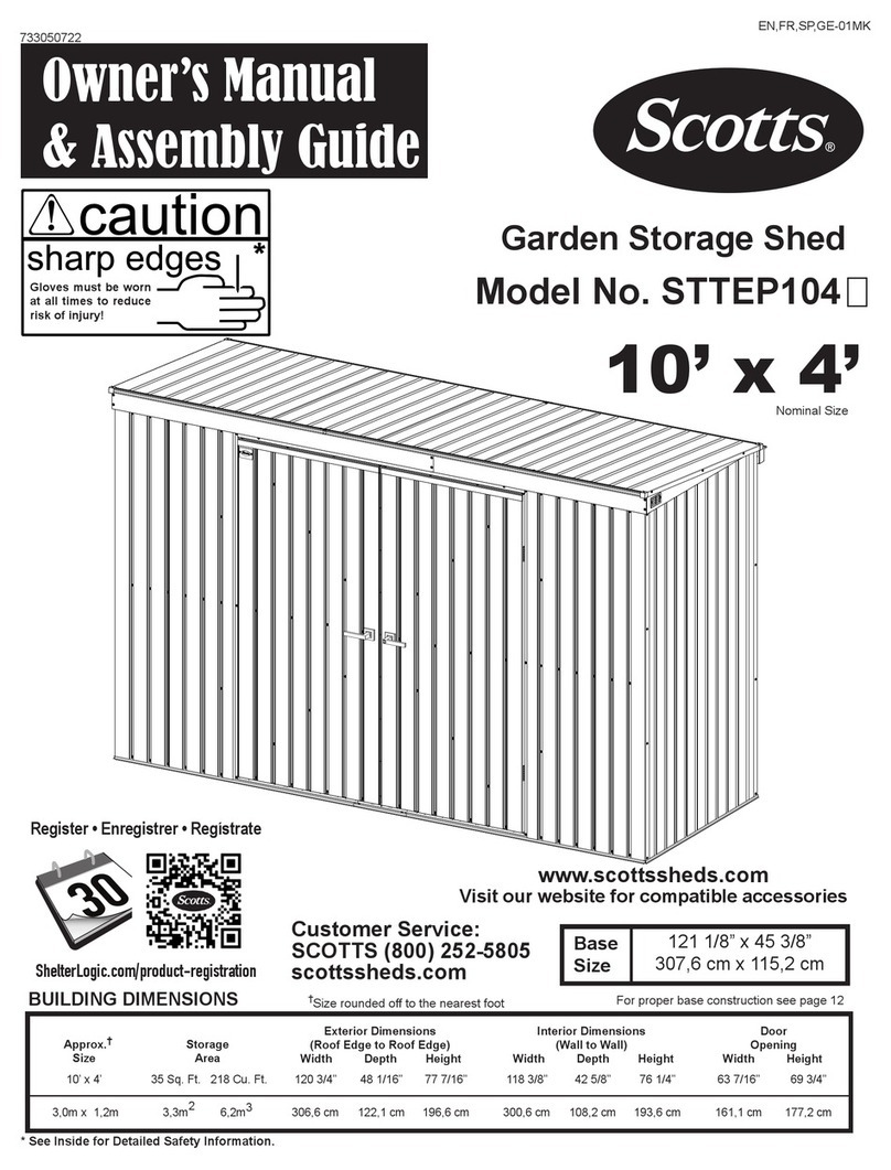 Scotts STTEP104 Owner's manual & assembly guide