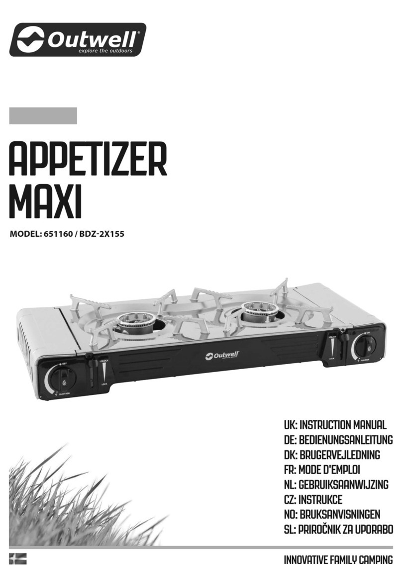 Outwell APPETIZER MAXI instruction manual