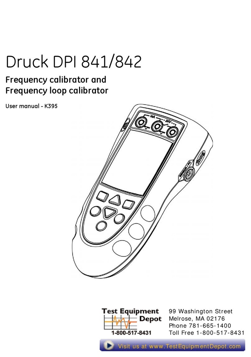 Druck DPI 841 user manual