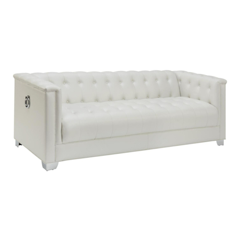 Coaster SOFA 505391 Assembly instructions