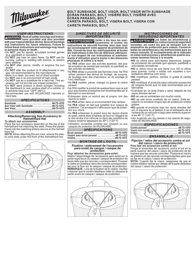 Milwaukee 48-73-1070 User instructions