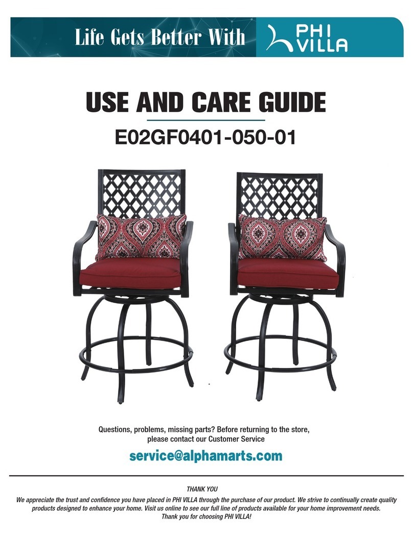 PHI VILLA E02GF0401-050-01 User manual