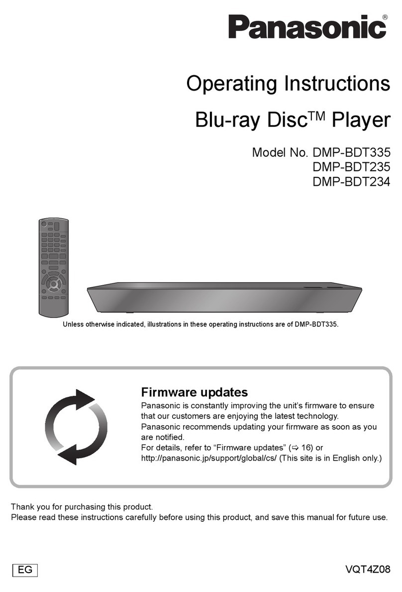 Panasonic DMP-BDT235 User manual