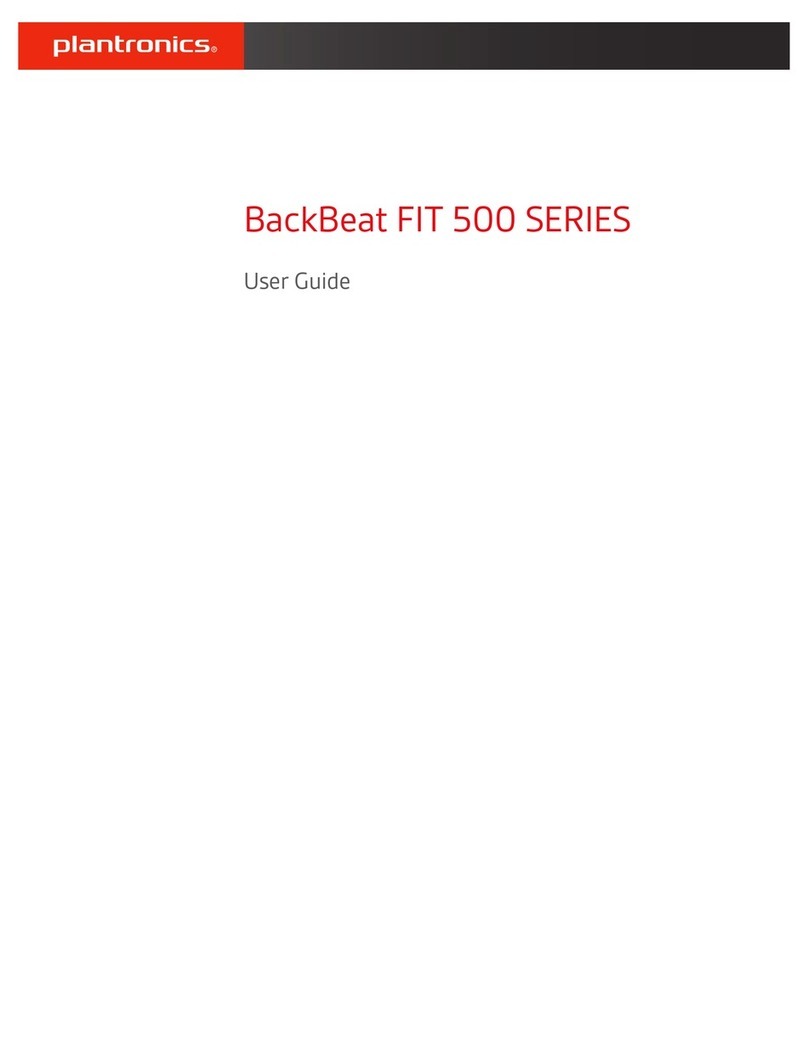 Plantronics BackBeat FIT 500 Series user guide