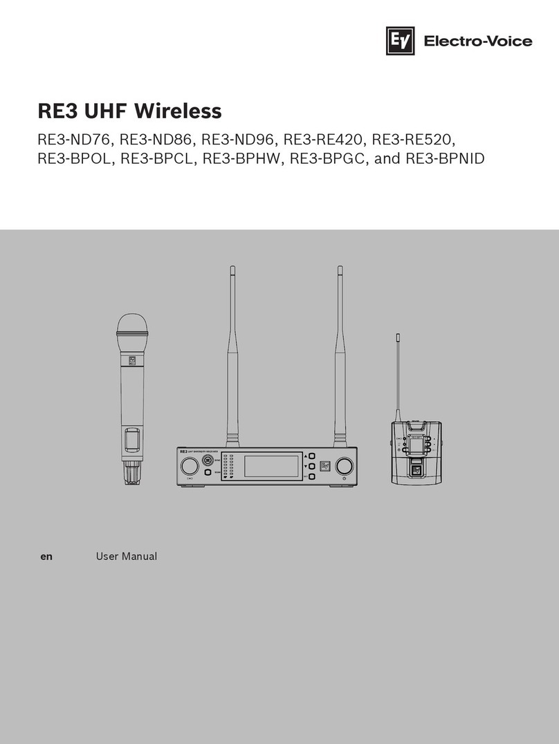 Electro-Voice RE3-BPOL User manual Electro-Voice RE3-BPOL User manual