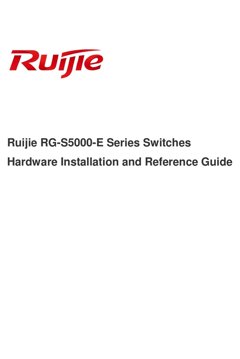 Ruijie RG-S5000-24GT4MS-E Hardware  installation and reference guide