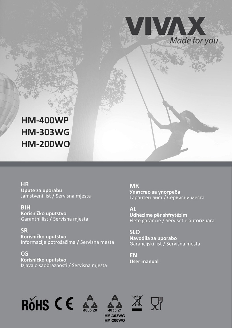 Vivax HM-303WG user manual