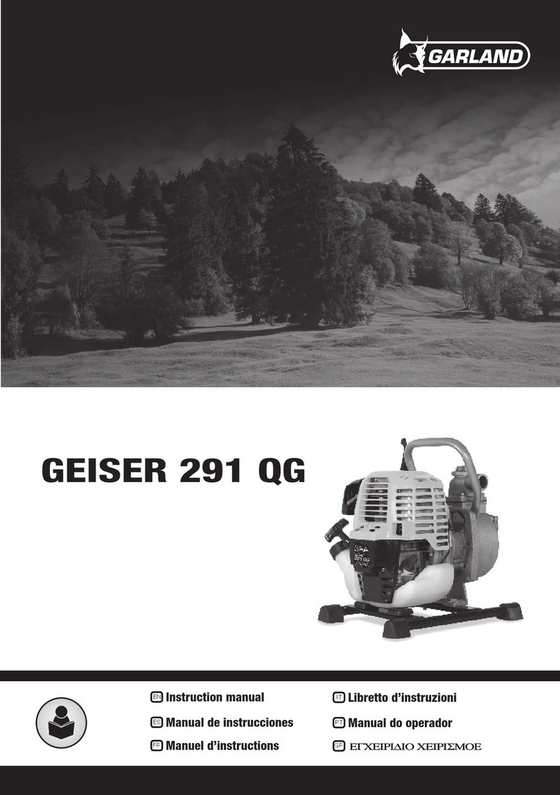 Garland GEISER 291 QG instruction manual