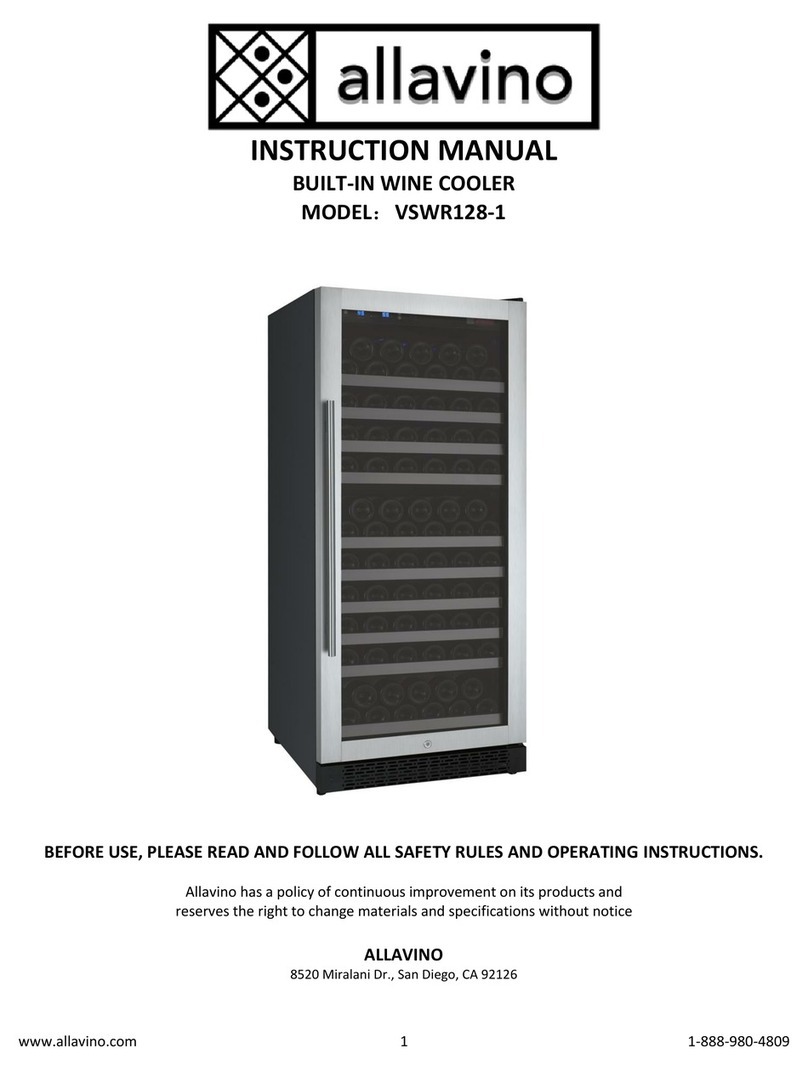 Allavino VSWR128-1 instruction manual