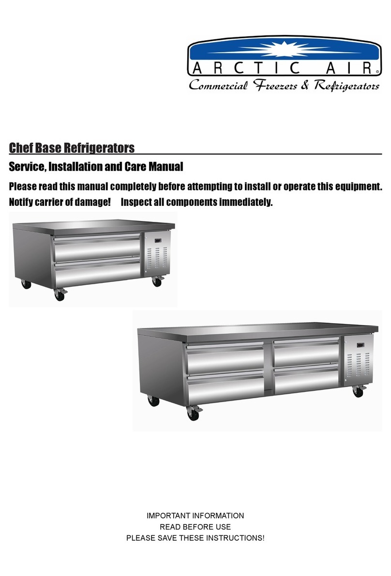 Arctic Air ARBC72 Service, installation and care manual