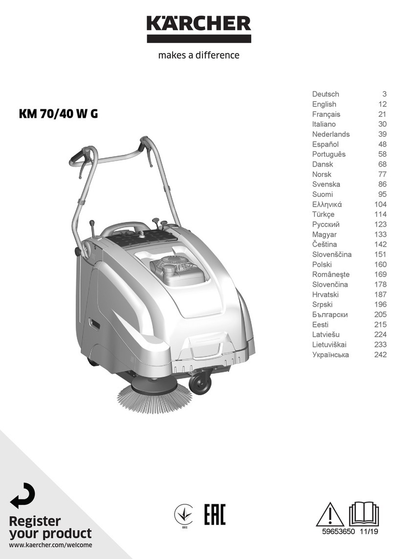 Kärcher KM 70/40 W G User manual