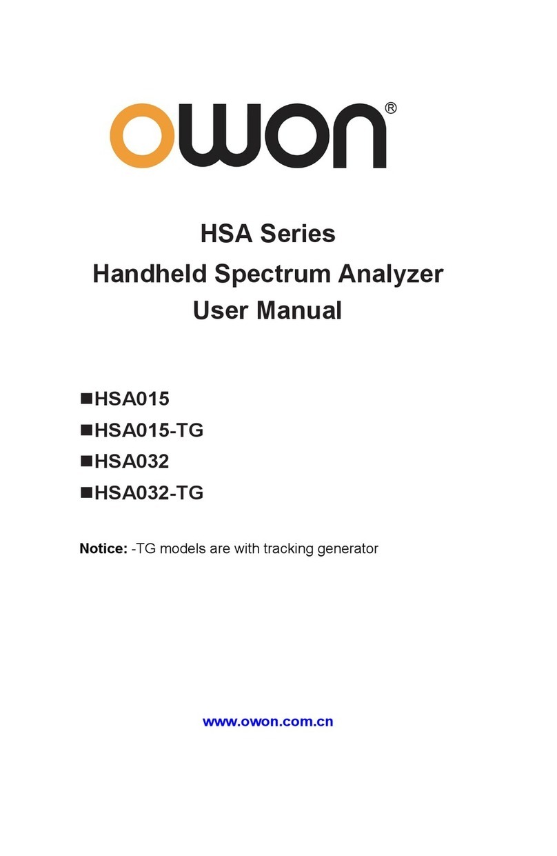 Owon HSA Series user manual