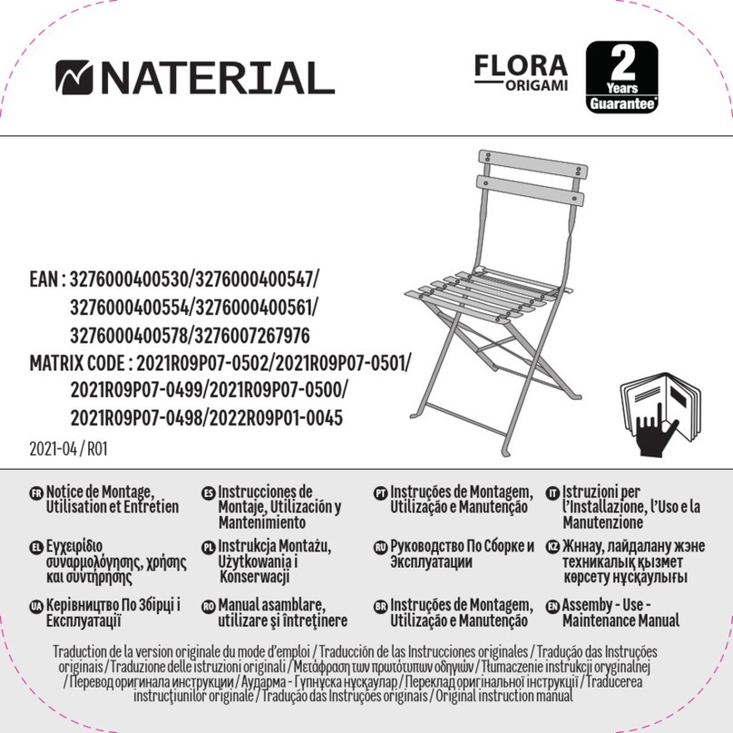 Naterial FLORA ORIGAMI 2021R09P07-0502 Quick setup guide