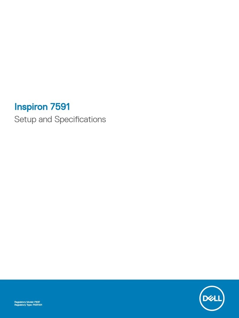 Dell P83F Setup and specifications
