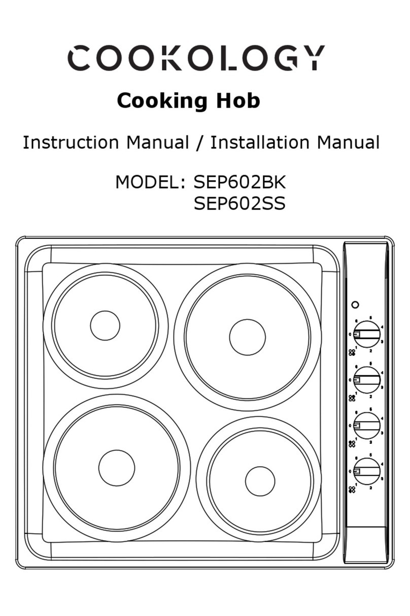 Cookology SEP602BK User manual