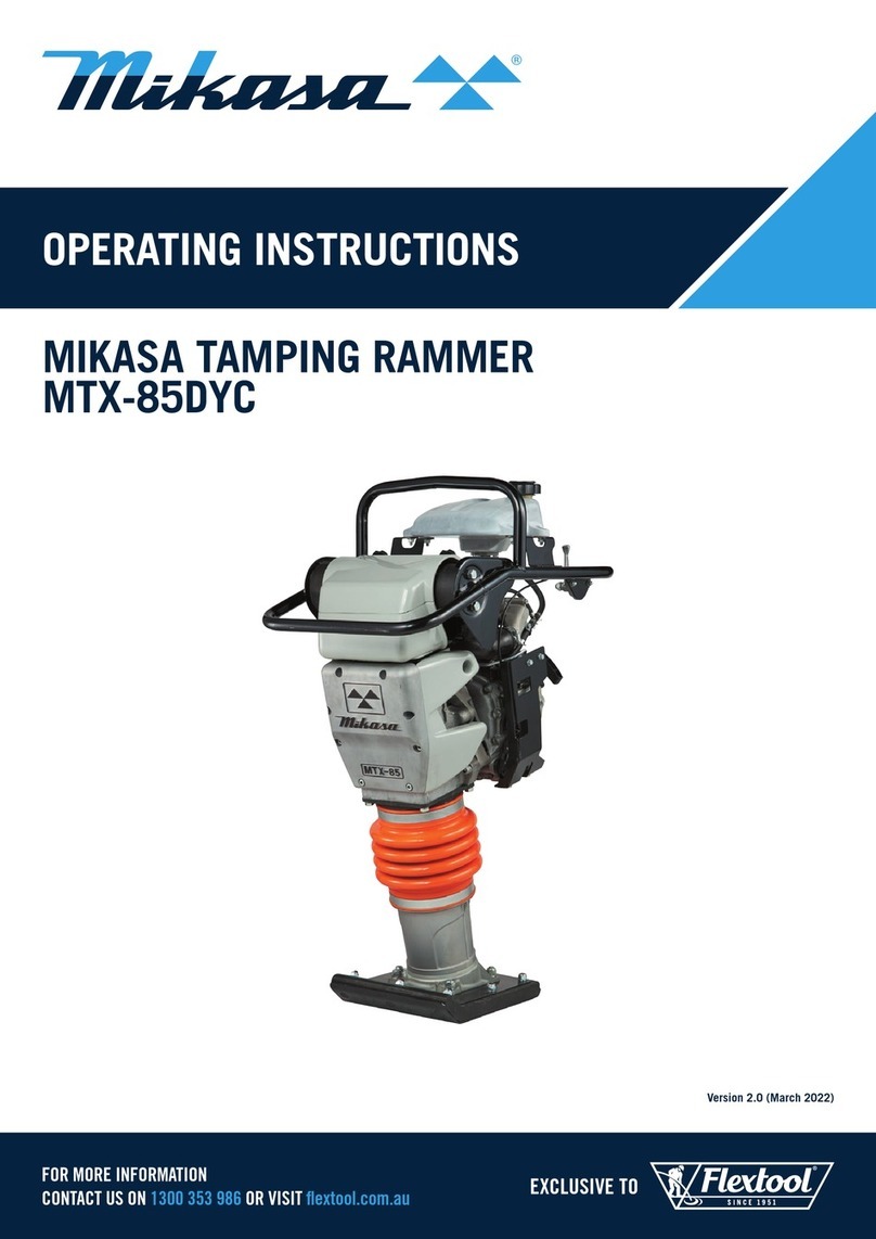 Flextool Mikasa MTX-85DYC User manual