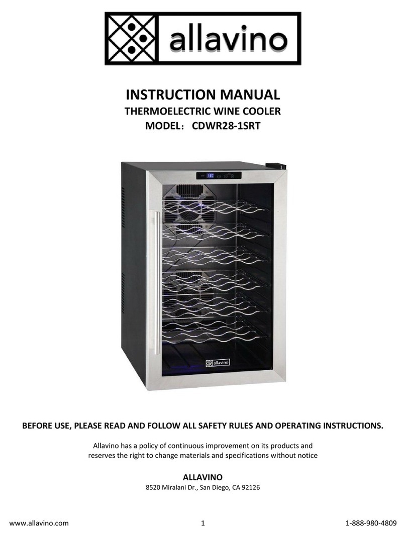 Allavino CDWR28-1SRT instruction manual